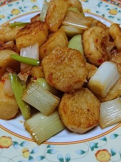 長芋と葱の甘辛炒め-レシピのメイン写真