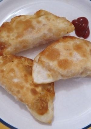 ハムと豆腐の餃子皮スナック-レシピのメイン写真