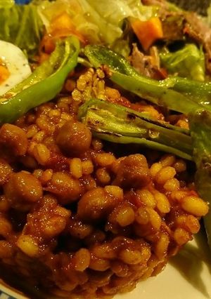 餅麦キヌアで♥️ひよこ豆のドライカレー-レシピのメイン写真