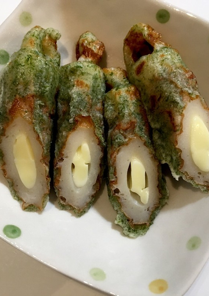 簡単＊チーズinちくわの磯辺揚げ＊-レシピのメイン写真