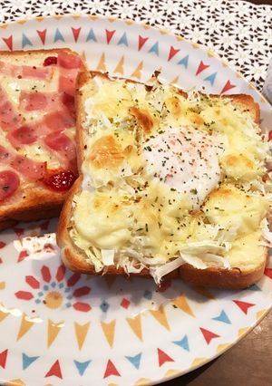 すっぴん推奨！笑 半熟卵のホットサンド☆-レシピのメイン写真
