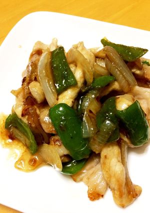 豚薄切り肉&玉葱とピーマンの生姜焼き-レシピのメイン写真