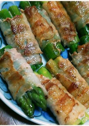 簡単に作れる！アスパラガスの肉巻き-レシピのメイン写真