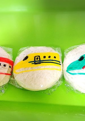 キャラ弁 簡単 書くだけ新幹線サンド☆-レシピのメイン写真