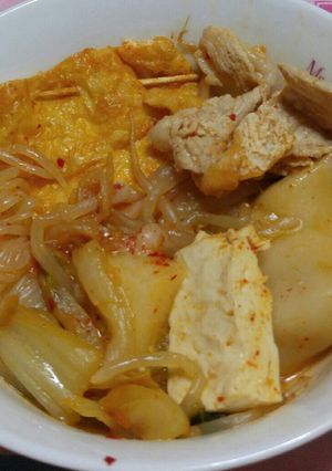 韓国ベース材料和と中国のおでん風キムチ鍋-レシピのメイン写真