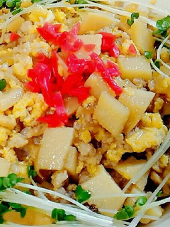 簡単❤炊き込まない❤たけのこそぼろご飯❤-レシピのメイン写真