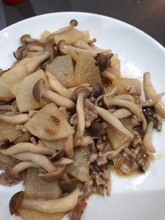大根しめじの挽き肉炒め-レシピのメイン写真