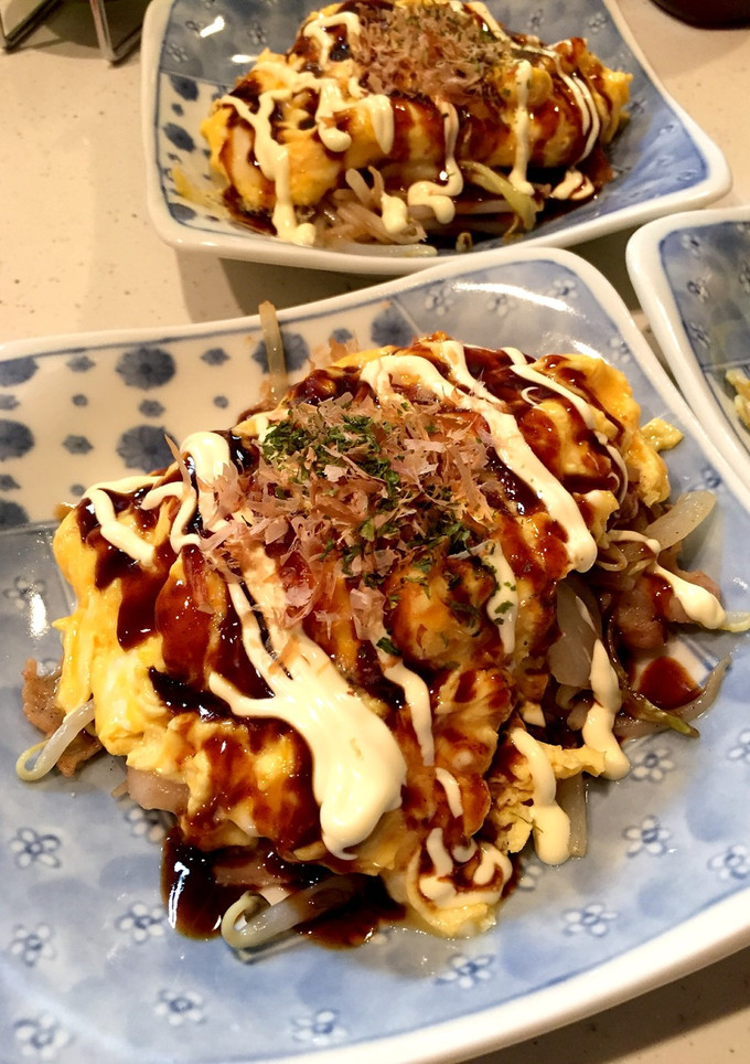 のっけ卵の簡単とん平焼き♬-レシピのメイン写真
