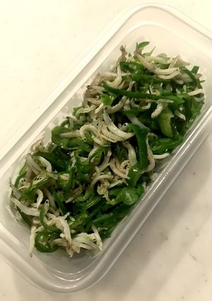 5分で出来るピーマンとしらすの炒め物-レシピのメイン写真