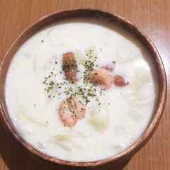 รูปของ ポカポカ☆クリームシチュー風スープ