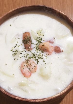 ポカポカ☆クリームシチュー風スープ-レシピのメイン写真