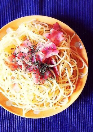 【ズボラ飯】簡単ペペロンチーノパスタ♥️-レシピのメイン写真