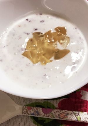 ヨーグルトのゼリー添え★-レシピのメイン写真