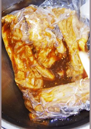お肉の漬け置き等に簡単に密封にする方法！-レシピのメイン写真