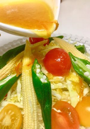 たんかんマーマレードで爽やかドレッシング-レシピのメイン写真