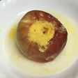 レンジで簡単クリーム入り焼きリンゴ