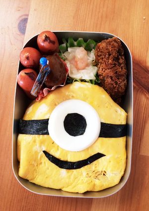 キャラ弁 ミニオン-レシピのメイン写真