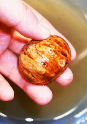 生栗の下茹で!ベーキングパウダーver-レシピのメイン写真