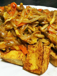 簡単!ミックス野菜で厚揚げの麻婆あんかけ-レシピのメイン写真