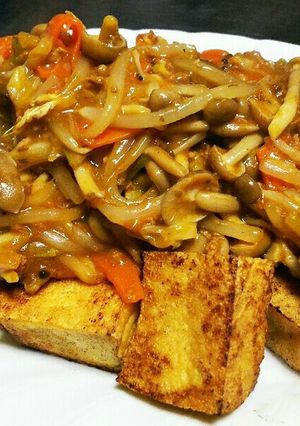 簡単！ミックス野菜で厚揚げの麻婆あんかけ-レシピのメイン写真