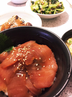 まぐろの漬け丼-レシピのメイン写真