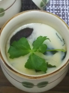鮭と白子の茶碗蒸し-レシピのメイン写真