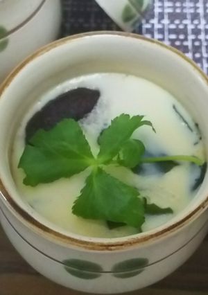 鮭と白子の茶碗蒸し-レシピのメイン写真