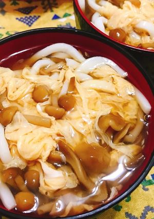 絶品☆かきたま汁！とろとろあんかけうどん-レシピのメイン写真
