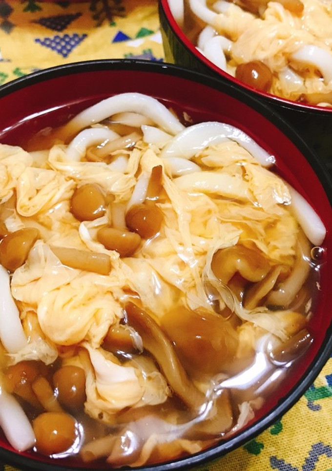 絶品☆かきたま汁！とろとろあんかけうどん-レシピのメイン写真