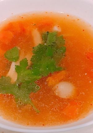 レンジで簡単！家にある物でトムヤムクン！-レシピのメイン写真