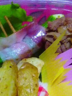 焼き肉のたれ蓮根豚丼お弁当用-レシピのメイン写真
