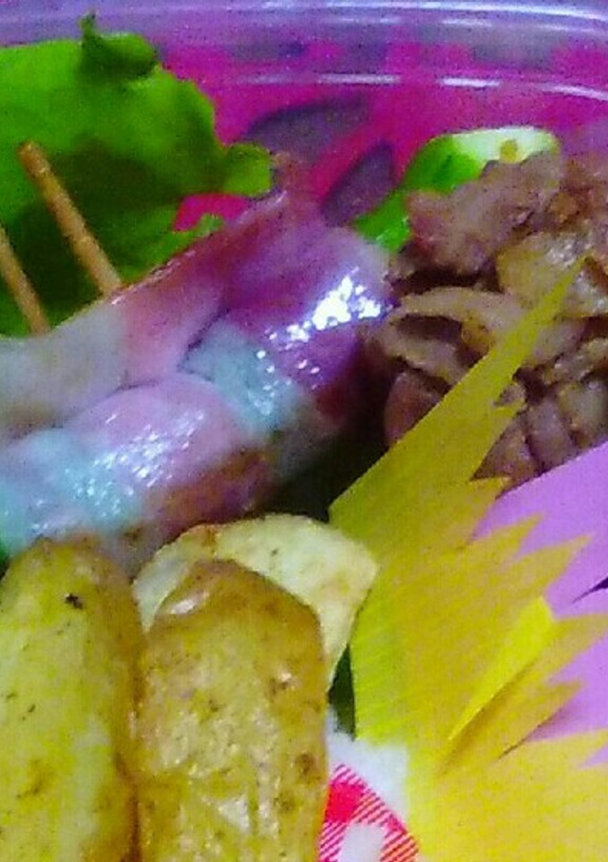 焼き肉のたれ蓮根豚丼お弁当用-レシピのメイン写真