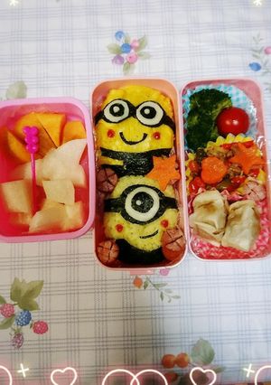 キャラ弁☆ミニオン(ボブ&スチュアート)-レシピのメイン写真