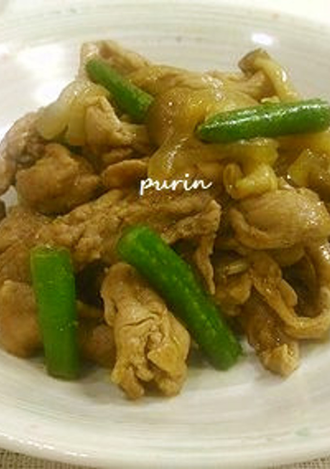 ご飯が進む♪豚肉と玉ねぎのソース炒め-レシピのメイン写真