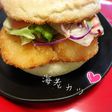 イングリッシュマフィン♡で海老カツ♡