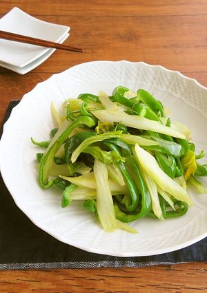 簡単☆セロリとピーマンの香味炒め-レシピのメイン写真