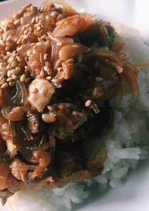 牛キムチ丼-レシピのメイン写真