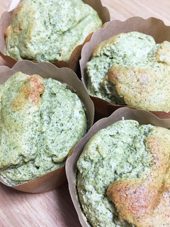 離乳食後期✽米粉とほうれん草のシフォン-レシピのメイン写真