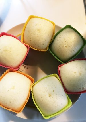 20分で出来る！HMで基本の蒸しパン♡-レシピのメイン写真