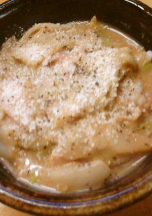1人分　たっぷり白菜のミルクカレーうどん-レシピのメイン写真