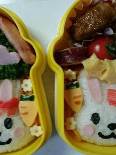 幼稚園 ウサギのお弁当-レシピのメイン写真