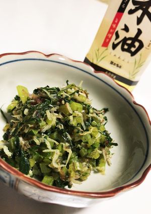 必ず美味しい(o^^o)大根葉とじゃこ-レシピのメイン写真