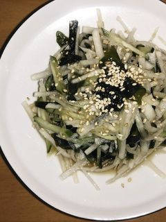 ワカメと大根のポン酢あえ-レシピのメイン写真