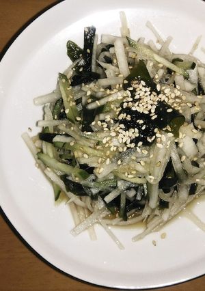 ワカメと大根のポン酢あえ-レシピのメイン写真