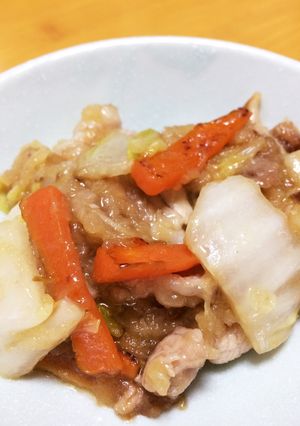 豚こま肉の白菜入りおろし煮-レシピのメイン写真