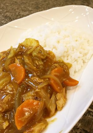 電子レンジでチン♪ツナキャベツカレー-レシピのメイン写真