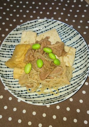 簡単！肉豆腐 (^^)v-レシピのメイン写真