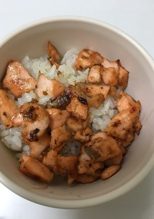 1歳 お刺身サーモン味噌マヨ焼き-レシピのメイン写真
