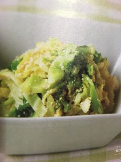 副菜にキャベツのタラコ炒め!-レシピのメイン写真