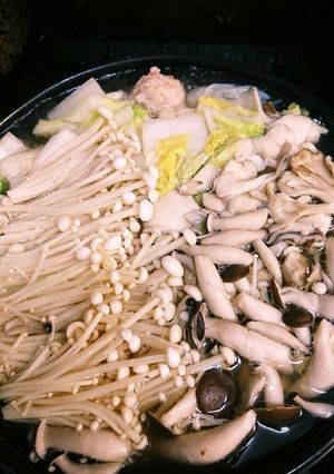 創味シャンタンで、キノコたっぷり塩鍋-レシピのメイン写真